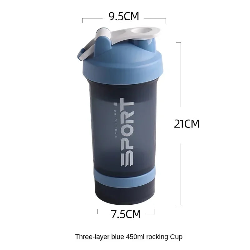 Three Layer Protein Powder Shaker