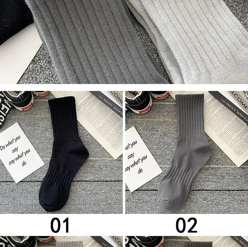 MenS Solid Colour Sport Socks