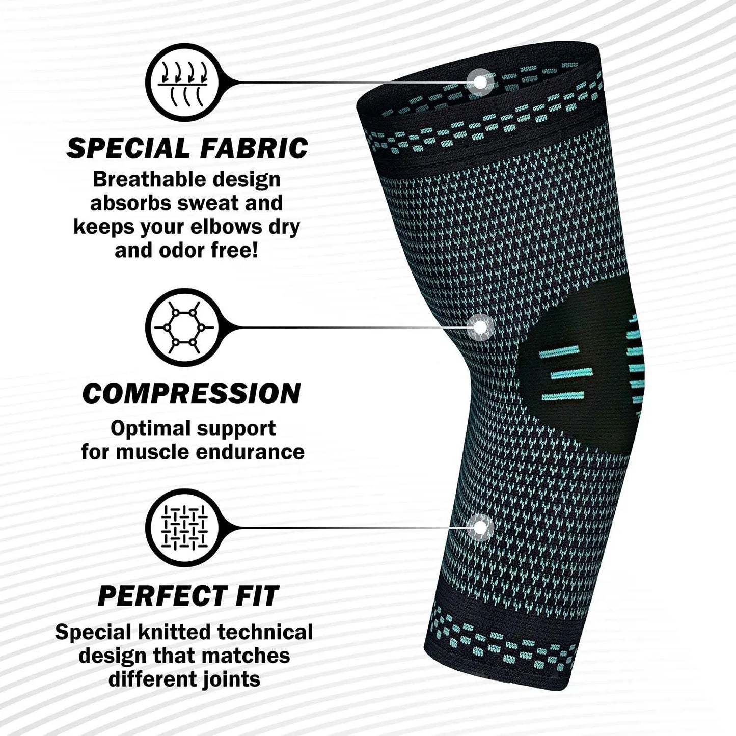 Elastic Gym Sport Elbow Protective Pad