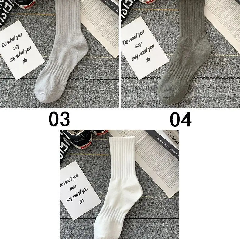 MenS Solid Colour Sport Socks