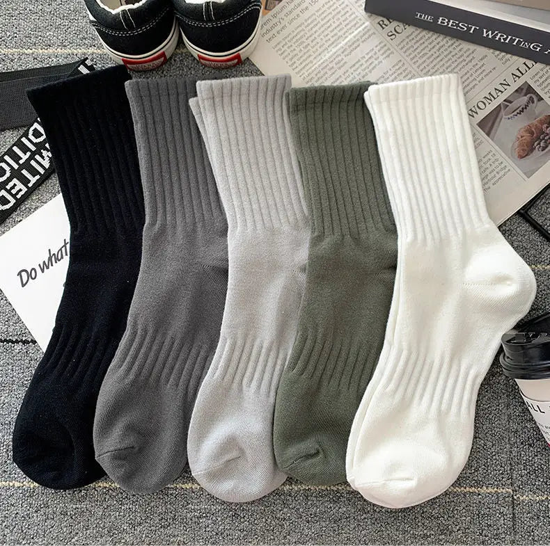 MenS Solid Colour Sport Socks